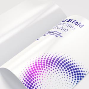 A3双折页设计传单设计效果图样机05 A3 Bi Fold Brochure Mockup 05