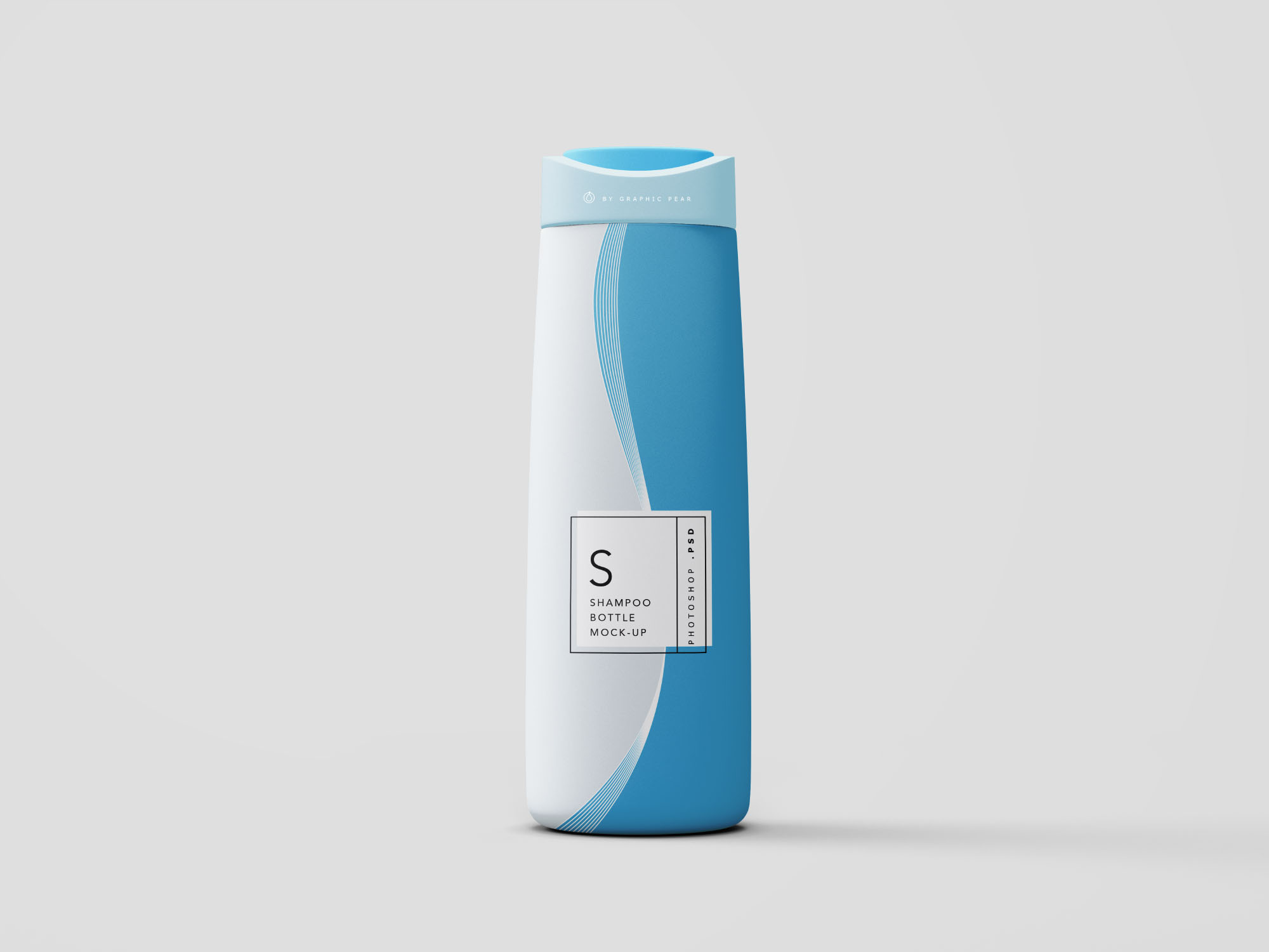 沐浴露＆洗发水瓶包装外观设计PSD样机模板 Shampoo Bottle Mockup PSD