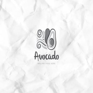 绿色健康食品品牌Logo设计模板 Avocado Logo Template插图3