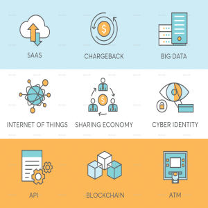 金融、支付和互联网主题图标集 Finance Icons