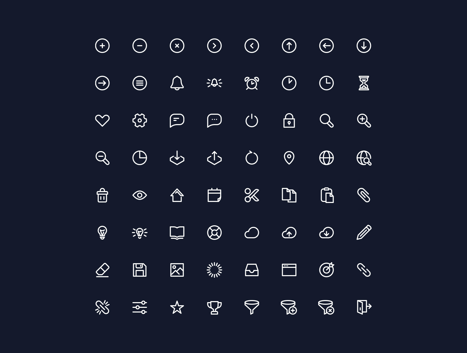 一流设计素材网下午茶：940实用的UI设计必备矢量图标下载[Ai]