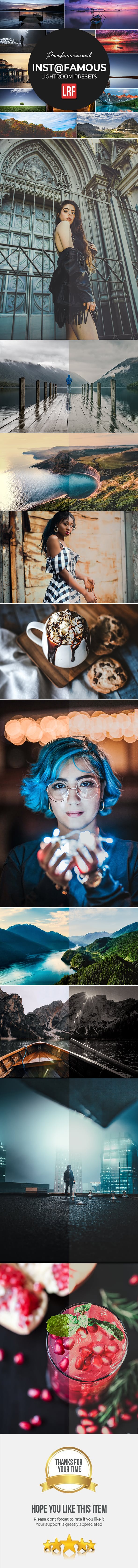 10个时尚美景Instafamous Lightroom预设 10 Instafamous Lightroom Presets