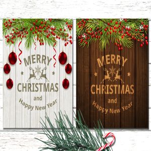 仿木纹理圣诞节主题背景矢量设计素材 Christmas Backgrounds