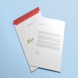 C4规格大信封设计样机模板 Envelope C4 Mock-up