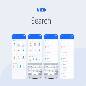 电子钱包APP应用UI设计之搜索界面设计模板 Search – Wallet Mobile UI – N