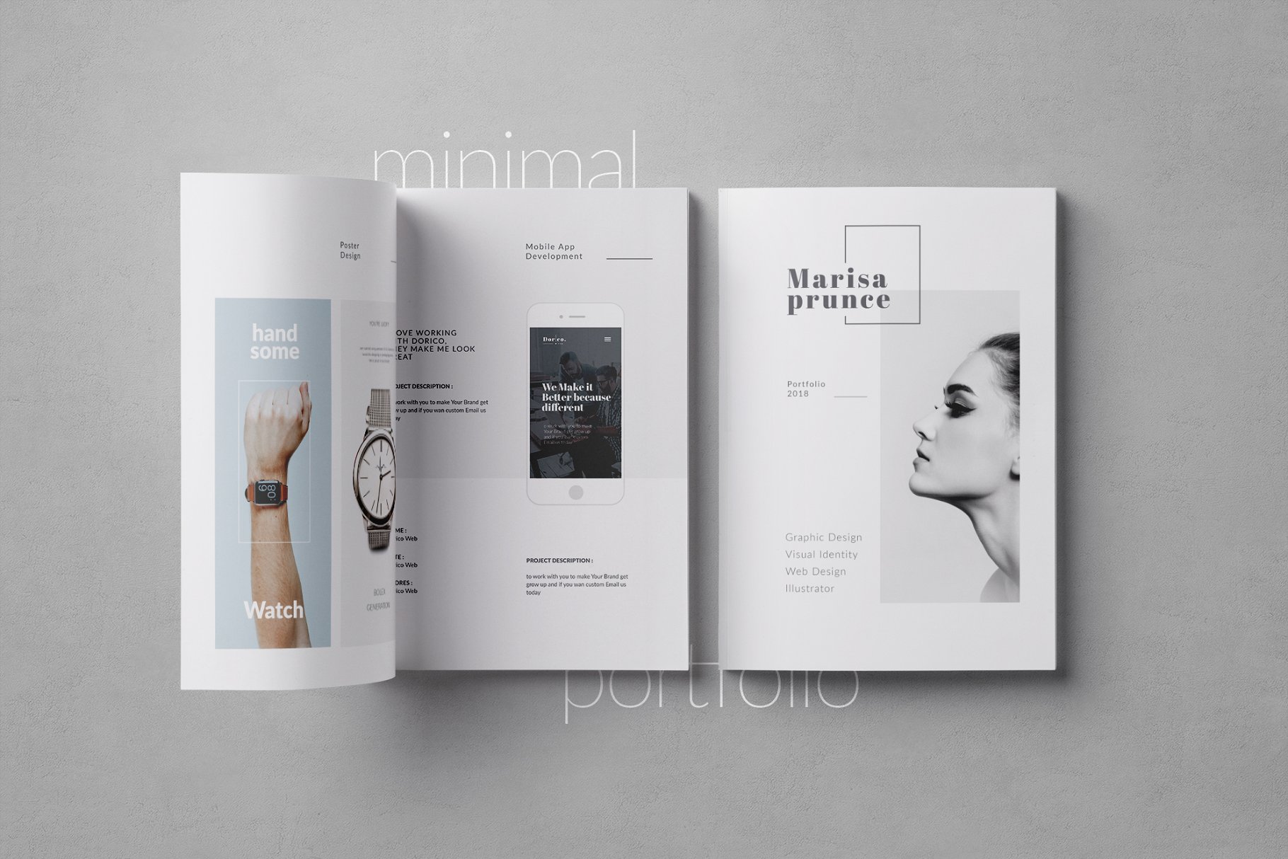 企业画册&产品手册模板 Portfolio