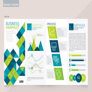 极简现代信息图表市场数据分析商业手册模板