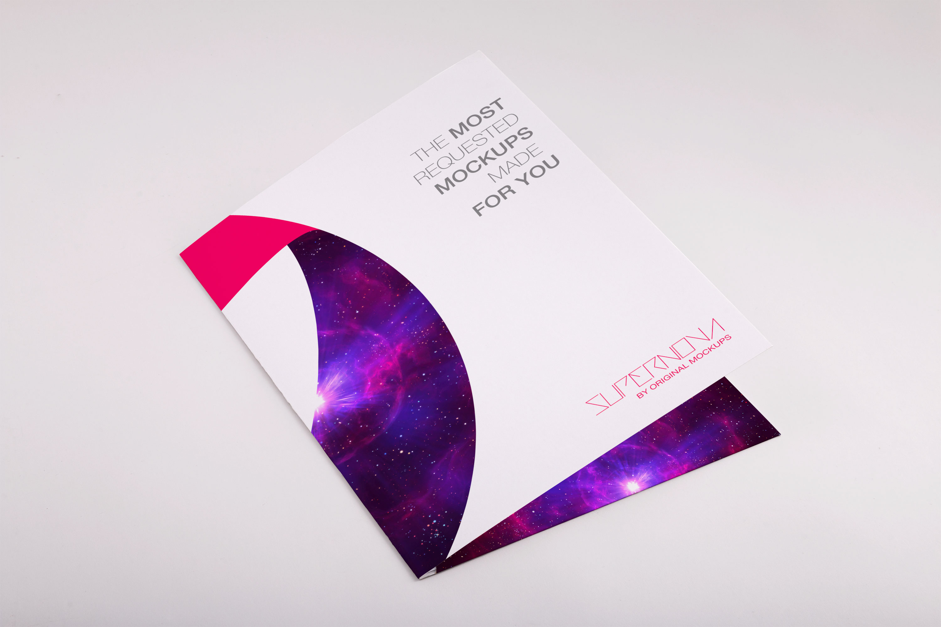 企业标识文件夹设计PSD样机模板03 Folder PSD Mockup 03