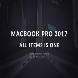 高品质的高端MacBook Pro 2017样机展示模型mockups插图1