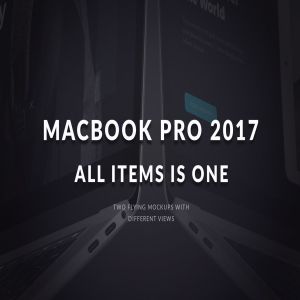 高品质的高端MacBook Pro 2017样机展示模型mockups