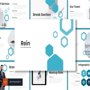 科创企业推介会PPT幻灯片模板 Rein – Powerpoint Template