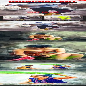 创建水墨风格人物背景图片的PS动作 Dhinchak Art Photoshop Action