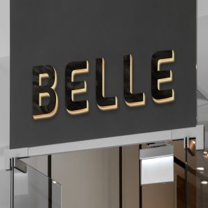 3D立体效果LED店招广告牌设计图样机#4 3d Logo Sign Mockup #4
