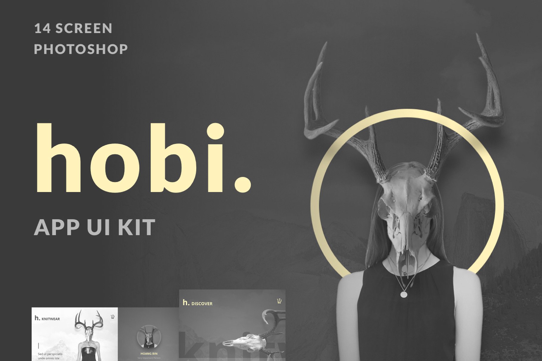 优雅时尚的电子商务UI套件