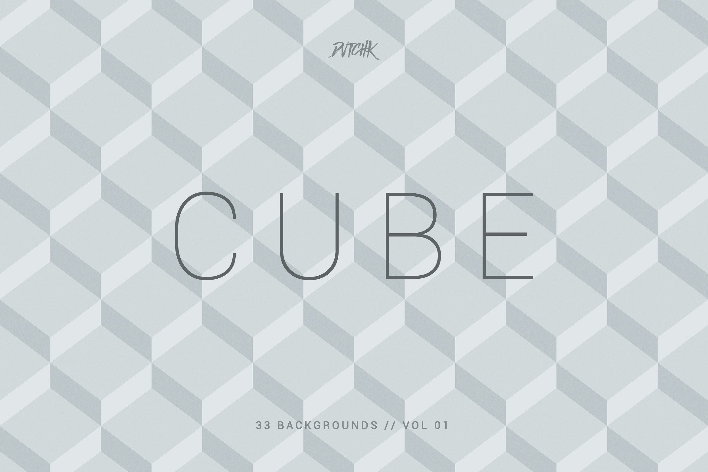 立方体-无缝几何背景（第01卷） Cube | Seamless Geometric | Vol. 01