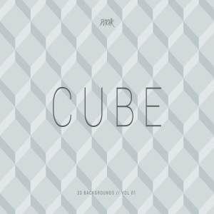 立方体-无缝几何背景（第01卷） Cube | Seamless Geometric | Vol. 01
