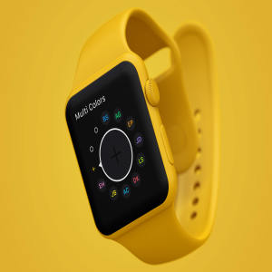 5K高分辨率Apple Watch智能手表黏土样机模板02 Clay Apple Watch Mockup 02插图4
