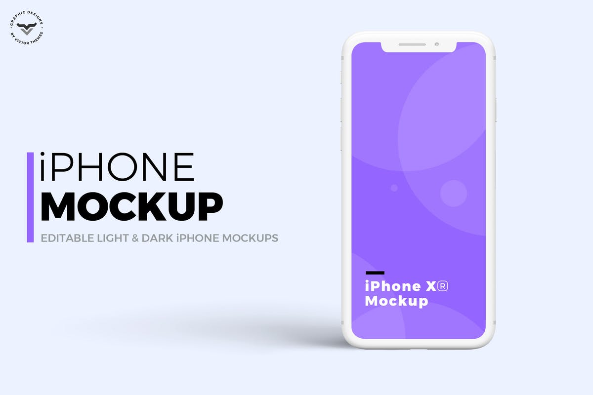 iPhone X手机应用&网站设计预览样机 iPhone Mockups