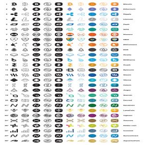 280个免费图标 280 Free Cryptocurrency Icons
