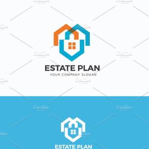 房地产企业Logo模板  Estate Plan插图2