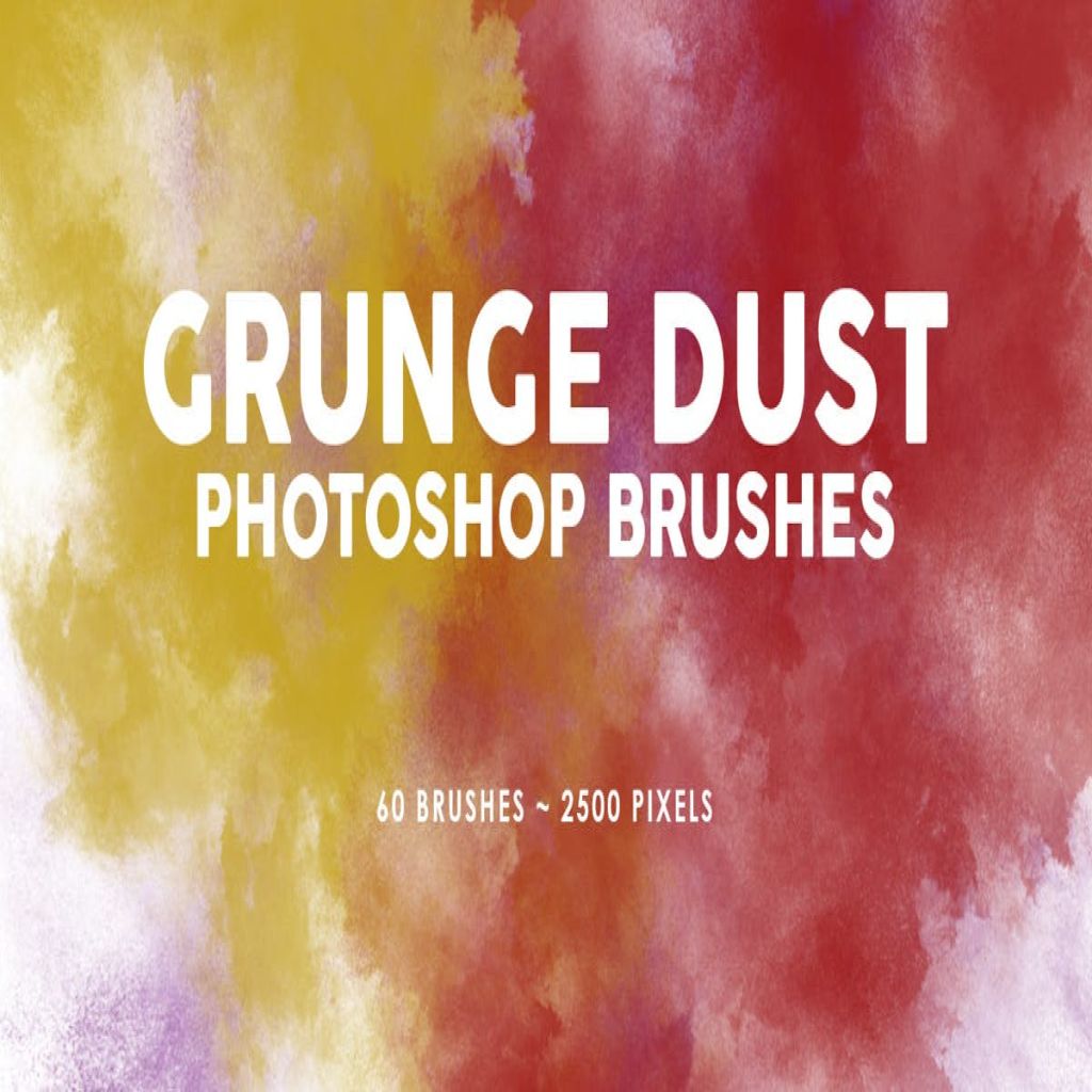 60个灰尘粉尘爆炸效果PS印章笔刷 60 Grunge Dust Photoshop Stamp Brushes插图
