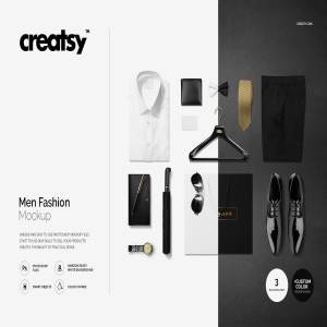 男士时尚场景样机素材 Men Fashion Mockup