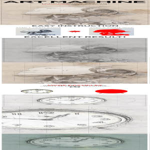 工业设计艺术素描特效的PS动作下载 Art Machine Photoshop Action [atn]