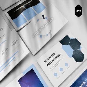 企业商务风格多用途PPT幻灯片模板 Maroonize – Powerpoint Template