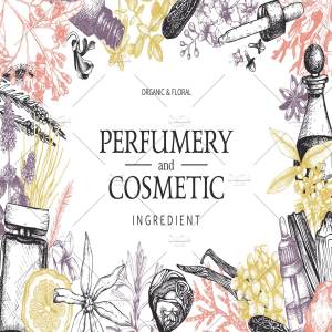 香水及化妆品配料元素集 Perfume & Cosmetic Ingredients Set