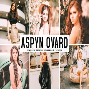 照片后期处理亮色饱和度LR调色预设下载 Aspyn Ovard Mobile & Desktop Lightroom Presets