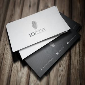 数字加密技术企业名片设计名片 Identity Business Card Design插图3