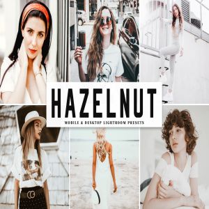 复古哑光棕色暖色调照片效果处理LR预设 Hazelnut Mobile & Desktop Lightroom Presets