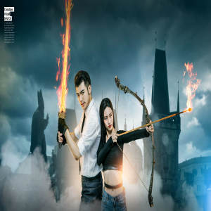 史诗战争游戏广告视觉海报设计