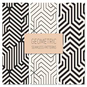 几何图案无缝纹理 Geometric Seamless Patterns Set 15