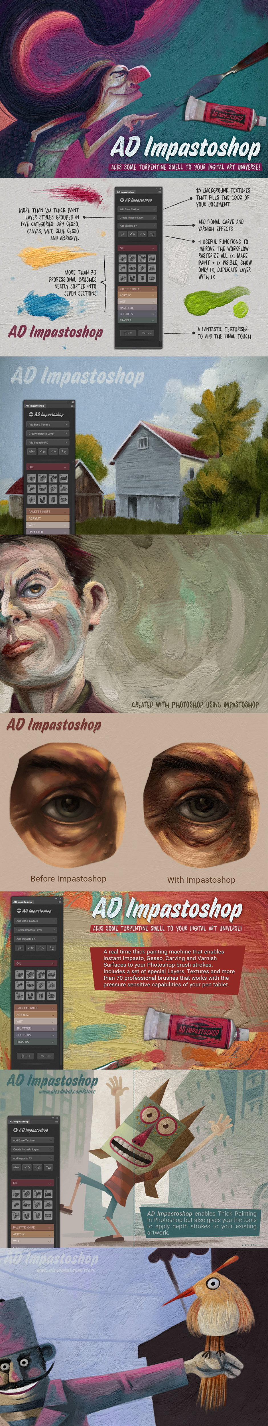 VIP资源：超逼真&有厚度的PS画笔高级插件下载［for Photoshop CS6和以上版本］