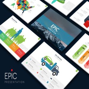 商业规划/项目应标标书PPT幻灯片模板 EPIC Powerpoint Template