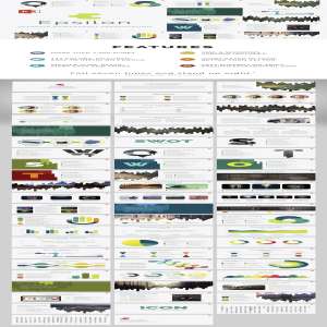 一个设计精美&组件全面的免费PPT: EPSILON