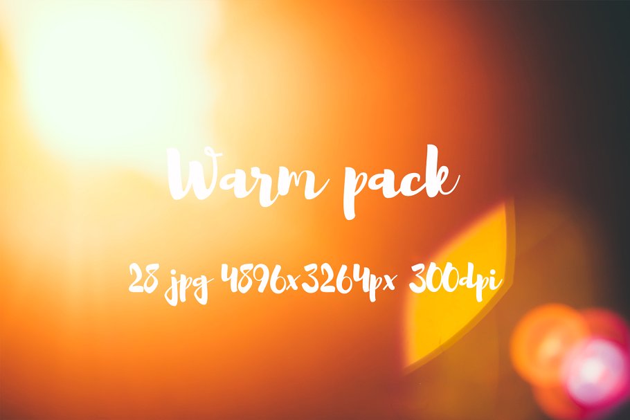 高质量温暖阳光色背景素材 Warm backgrounds pack