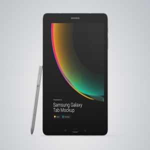 超级主流桌面&移动设备样机系列：Samsung Galaxy Tab  三星智能平板样机 [兼容PS,Sketch;共3.77GB]插图9