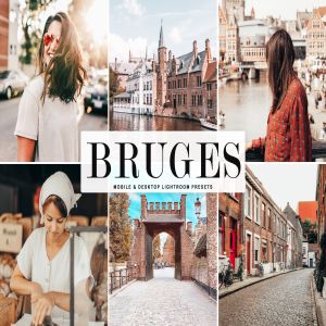 国外旅拍摄影调色效果优化LR预设 Bruges Mobile & Desktop Lightroom Presets