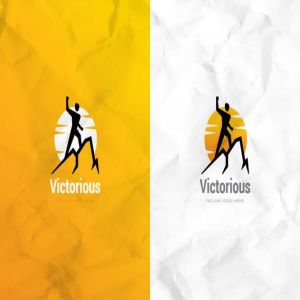 胜利标志Logo创意设计模板 Victory Logo Template插图3