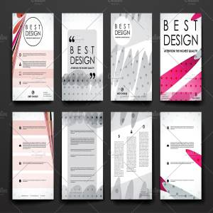 数十款抽象图形背景小册子模板合集 84 Abstract Brochures