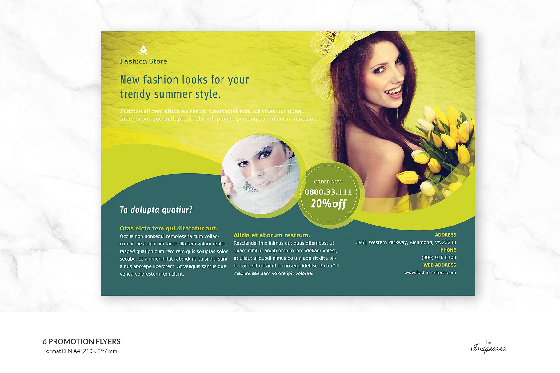 6款促销海报设计模板 6 Promotion Flyers