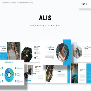 时尚行业市场调研报告PPT模板下载 Alis – Powerpoint Template