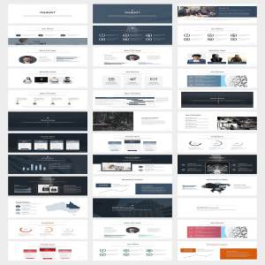 创意和极简主义的powerpoint演示