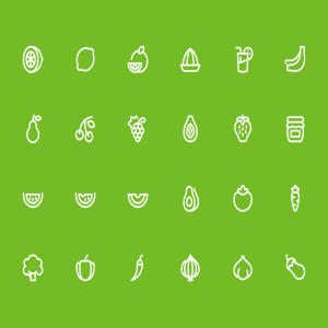 一流设计素材网下午茶：2600枚线条&扁平化设计矢量一流设计素材网精选图标巨无霸合集